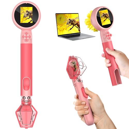 Microscope for Kids with Bug Catcher 2-in-1 STEM Kit