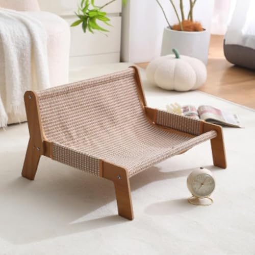 CokBlu サイザル麻製超大サイズ猫引っ掻き板 猫小屋一体型猫用イス 耐磨耗性屑が出ない猫爪磨き板 多機能猫ソファ兼用猫おもちゃ