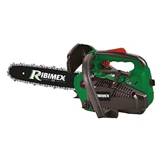 Ribimex Motosega da Potatura a Scoppio 25,4 cc, Lama da 300 mm, 1,07 HP a 11.000 giri/min, Lubrificazione Automatica, Velocità Catena 21 m/sec, Avviamento Manuale, Accessori Inclusi - PRTRT301