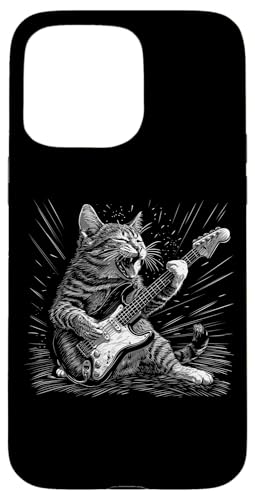 Bass Guitar Cat Jazz Rock Metal Music Blues Kitty �X�}�z�P�[�X iPhone 15 Pro Max �p