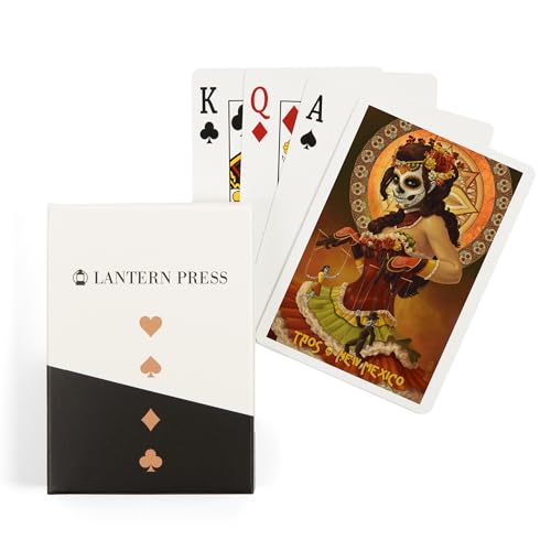 Lantern Press Naipes Taos Día de los Muertos Póker