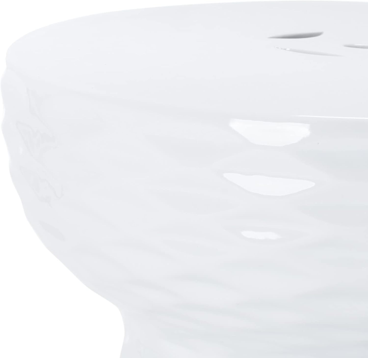 Safavieh Daphne Glazed Ceramic Decorative Garden Stool, White