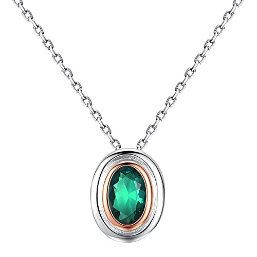 Collier fin avec pendentif ovale pour femme au design épuré et finitions premium
