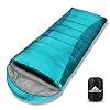 Forceatt Schlafsack, 0°C bis 10°C Schlafsack Winter für 4 Jahreszeiten, Leichtgewichtig Wasserdicht und Warm Schlafsack für Erwachsene und Kinder Geeignet für Camping, Reisen und Outdoor-Aktivitäten.