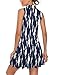 Misyula Plus Size Dresses for Curvy Women Sleeveless Golf Tennis Dresses with Shorts Quarter Zip Polo Collared Fashion Summer Casual Activewear,Navy-tie dye,XL