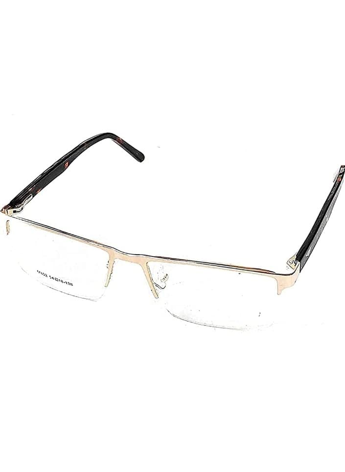 Zaveri Optic Progressive Reading Glasses Photochromic Blue Cut Anti Glare Power 1.00 1.25 1.50 1.75 2.00 2.25 2.75 3.00 Gold Half Frame (Blue Cut, Distance plano/Reading+1.00) (B0B9HW63Q4) Amazon Price History, Amazon Price Tracker