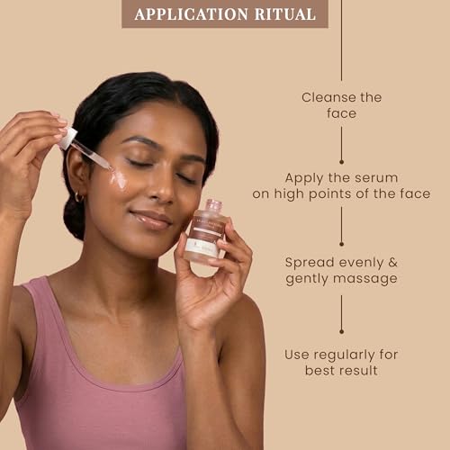 Image of Vitamin C Face Serum (30ml) | With Glutathione, Niacinamide & Hyaluronic Acid | Brightening Serum for Uneven Skin Tone & Dark Spots Appearance | Hydrating Daily AM Serum with Kalanchoe Pinnata | Suitable for All Skin Types