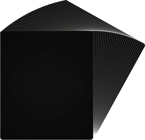 New Arrivals (30) 12" Record Divider Cards - FULL CUT - Black, Economical 30mil - 12" x 14 1/4" - #12NS14BK30