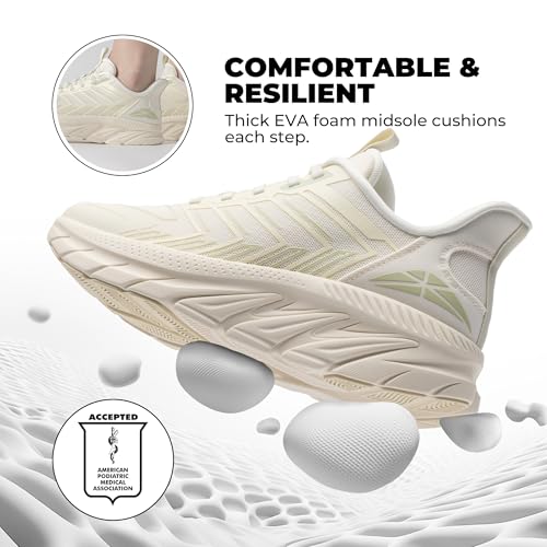 Image of ALLSWIFIT Women's Slip On Walking Shoes Running Comfortable Tennis Breathable Non Slip Athletic Gym Workout Cross Training Fashion Sneakers