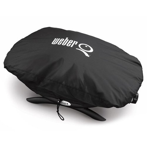 Weber 7117 Premium Grillabdeckung für Q100/1000 Serie, schwarz