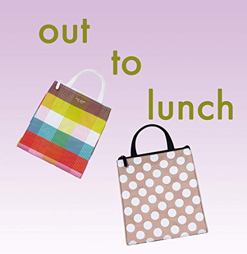 Kate-Spade-New-York-Portable-Soft-Cooler-Lunch-Bag-with-Silver-Insulated-Interior-Lining-and-Storage-Pocket-Jumbo-Dot