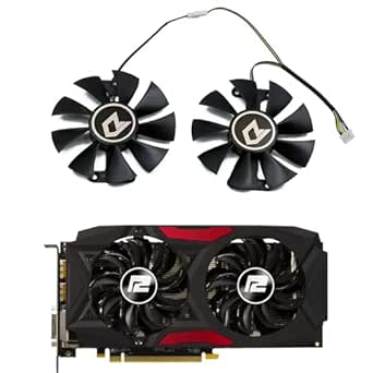 Amazon.com: 2Pcs/Lot GA91S2U GPU Cooling Fans Replacement for ...