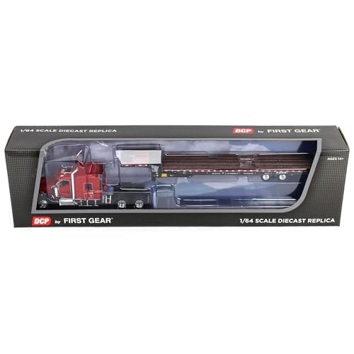 First Gear DCP 1/64 Kenworth W900L Trailer 60-2034 miniatura 5
