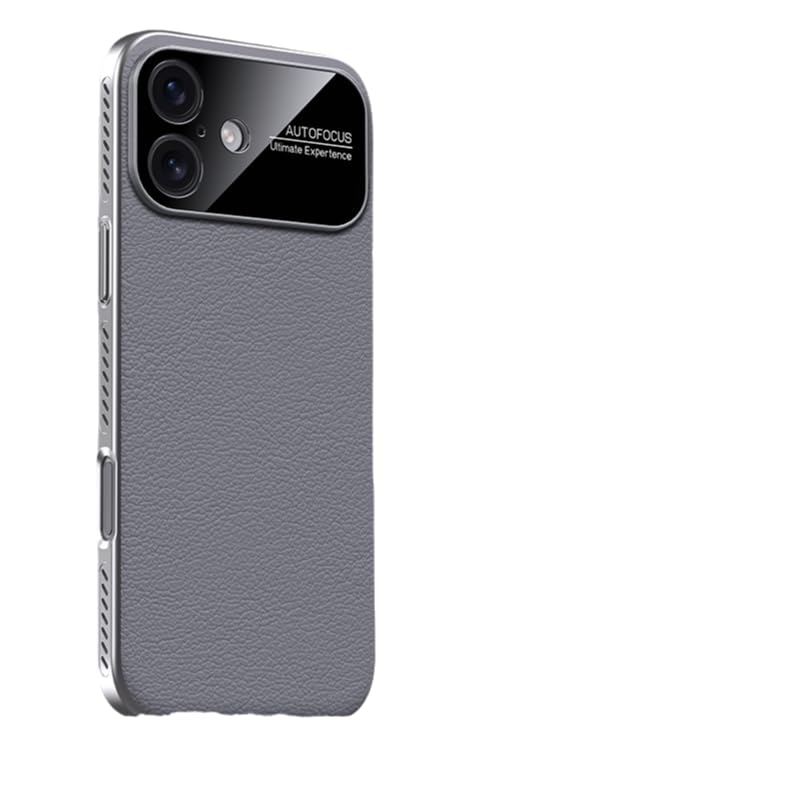 Coque iPhone 17 cuir de luxe idéale pour les réunions et voyages