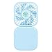 SlimpleStudio Micro Ventilatore USB da Collo Portatile -Ventilatore da Appendere al Collo Pieghevole da Tavolo Ventilatore Portatile Portatile USB Ricarica Muto Piccolo Ventilatore-Blu