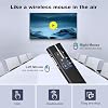 Air Mouse Presentation Clicker with Pointer, Rechargeable Clicker for PowerPoint presentations, PowerPoint Clicker, Presentation Remote, Wireless Presenter, Handle Mouse (Black - N99)