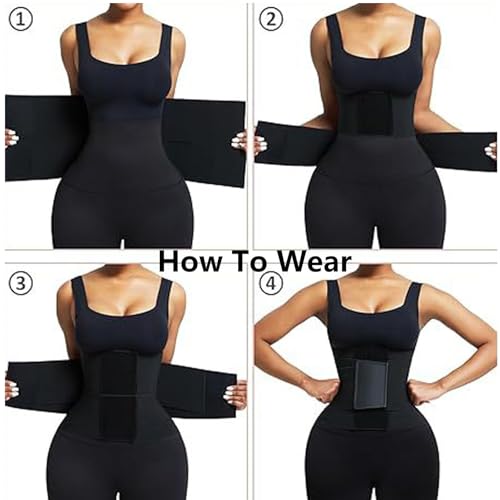 Transientm Belt Waist Cincher Ab Belt Tummy Control Body Shaper, Cinturilla Para Mujer, Waist Trainer with Triple Wrap Women2