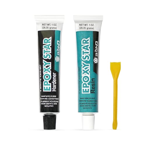 Image of GLUN Epoxy Quick Dry Metal Repair Paste, High Strength Industry Metal Repair Adhesive Casting Glue, Dry in 4-5-Minute, High-Temperature Super Strong Tubes