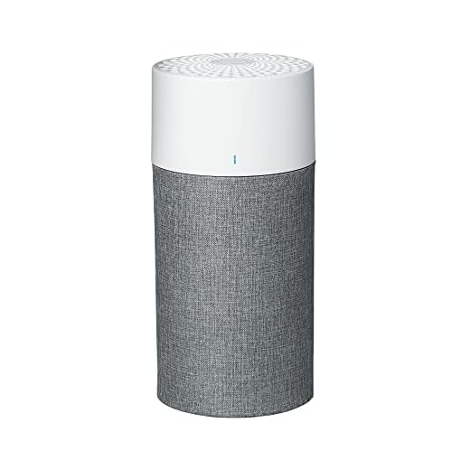 BLUEAIR Bedroom Air Purifier, Small Room Air Cleaner Dust Pet Dander Smoke Mold Pollen Bacteria Virus Allergen, Odor Removal, for Home Office Nursery, Washable Pre Filter, HEPASilent, Blue 411 Auto