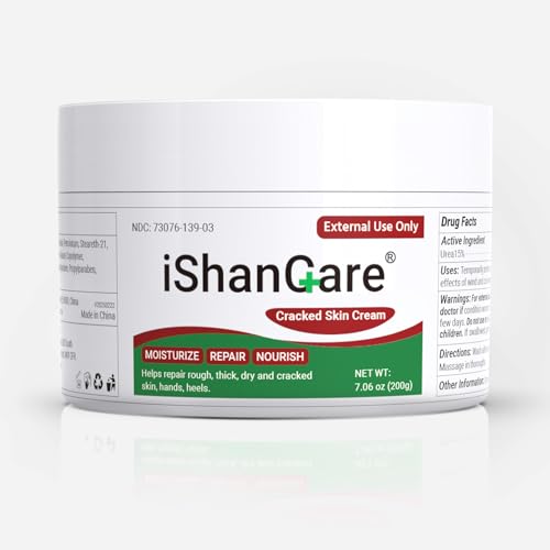 Crème hydratante et réparatrice à l'urée pour peau sèche ishancare