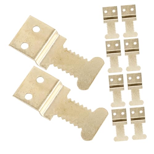 Image of Elegant Metal Frame Hooks 25pcs Heavy Duty Picture Hangers Photo Frame Hanging Hardware for Home