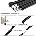 SAN LIKE Tent Poles Aluminum Tent Poles for Tarp 60inch Camping Tarp Poles Adjustable Collapsible Tent Poles for Awnings Canopy Rain Fly Shelter 2 Sets (4 Sections)