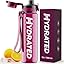 Gourde Sport 1L Mevoly Tritan Sans BPA - Transparente Avec Graduation Et Slogans Motivants - Anti-Fuite Pour Randonnée, Yoga, Fitness