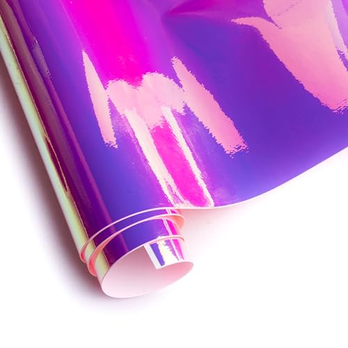 Image of Itsy Bitsy Vinyl Holographic Opal Pink 12inchx2ft 1 Roll | for Home Kitchen Countertop, Cabinet Furniture, Oil Proof, Table Top,Car Wrap Sheet, Wallpaper, Waterproof Vehicle Sticker