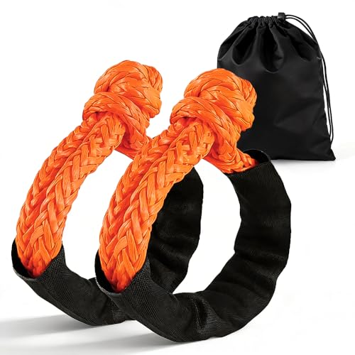 Image of BARTOO 2PCS Soft Shackles 1 /2 Inch x 22 Inch - 56,000LBS Break Strength