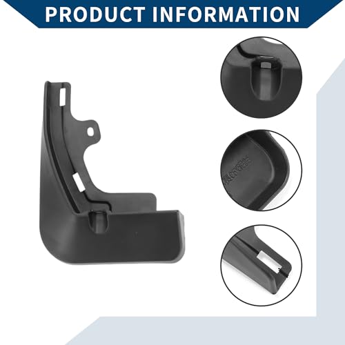Image of Mud Flaps Splash Guards W /Mount Accessories for Citroen C5X 2021-2022 Front Rear Mud Guards 1 Set