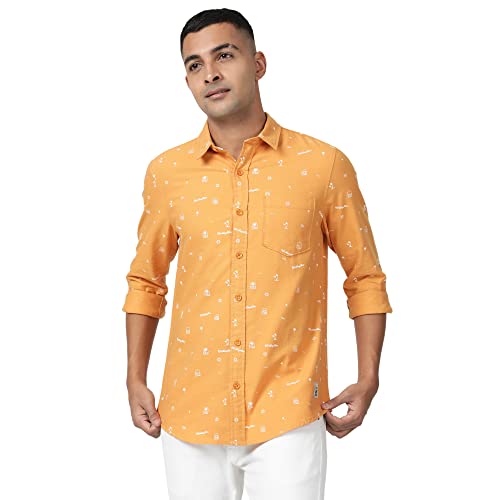 Image of Lee Men's Printed Slim Fit Shirts