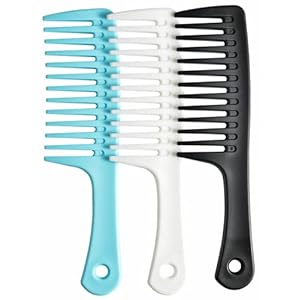 Wide Tooth Comb and Large Hair Detangling Comb, Durable Hair Brush for Best Styling and Professional Hair Care, Suitable for Curly Hair, Long Hair, Wet Hair in all Types.