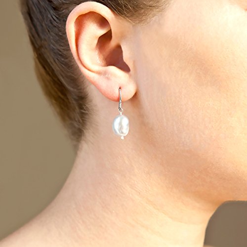 Dower & Hall Donna 925 Argento Ovale bianco Perla