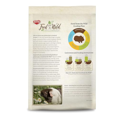 Kaytee Food from The Wild Natural Pet Guinea Pig Food,4 Pound,(Pack of 2) - image 8