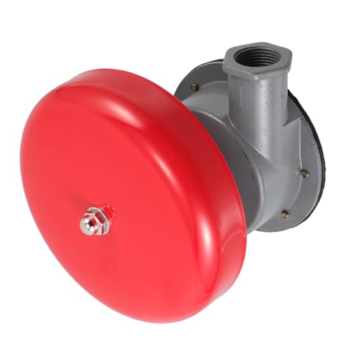 TEHAUX Hydraulic Bell Loud Water-Driven Security Device for Industrial and Residential Use Easy Installation for Fire Management