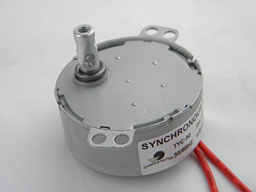 image for CHANCS TYC-50 110V AC Small Low Speed Synchronous Motor 0.8/1 RPM CCW 