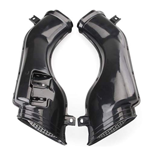 SHUANGCONG 2pcs Motorcycle Ram Air Intake Tube Duct For Suzuki GSXR 600 750 1000 00-03 K1 Black