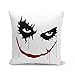 Housse de Coussin Taie Joker Batman Super Héros Mechant Comics Anime Super Hero (40x40 cm)