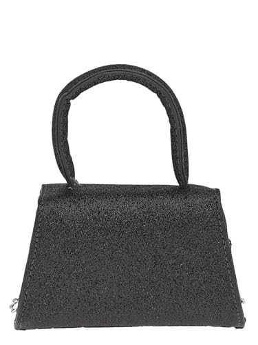 Women's Glittering Bow Box Bag Mini Sparkling Fashion Handbag Elegant Evening Wedding Chain Strap Clutch Purse3