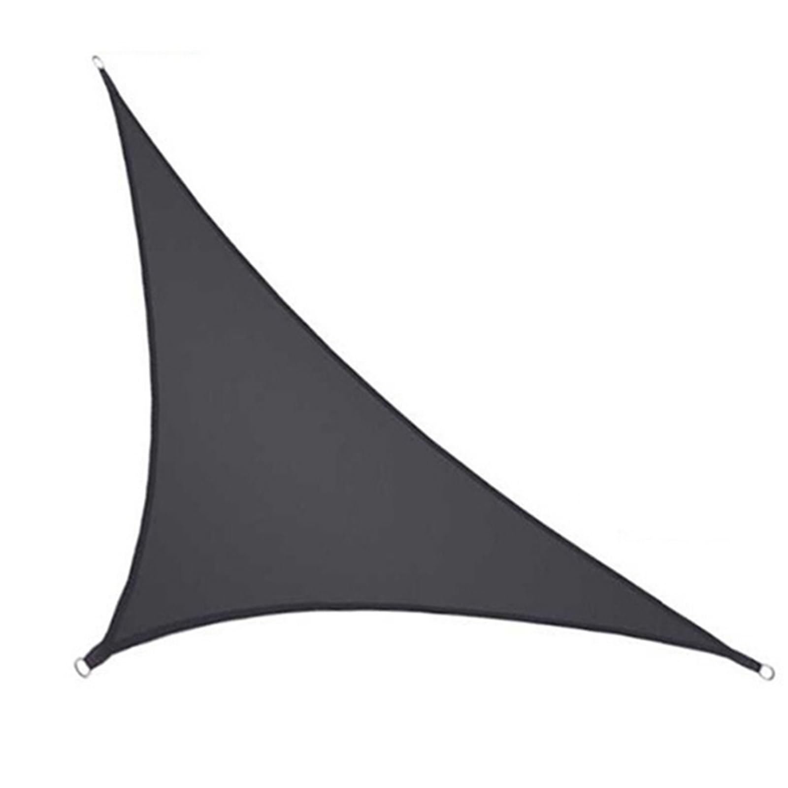 Voile d'ombrage triangulaire contre la chaleur de piscine et la pluie