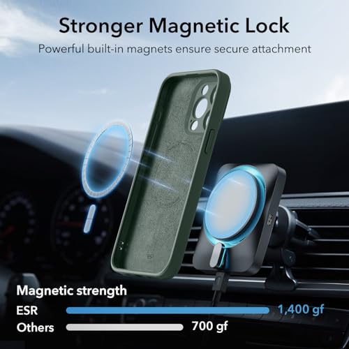 image for ESR for iPhone 15 Pro Case with MagSafe, Supports Magnetic Charging, S