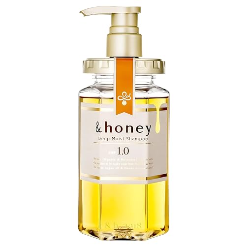 Shampoing hydratant intense &honey 440 ml | Lavage sur cheveux mouillés au parfum de miel et de pivoine pour un nettoyage et une hydratation en douceur