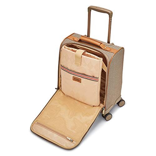 Hartmann Deluxe Underseat Carry On Spinner, Terracotta Herringbone, One Size
