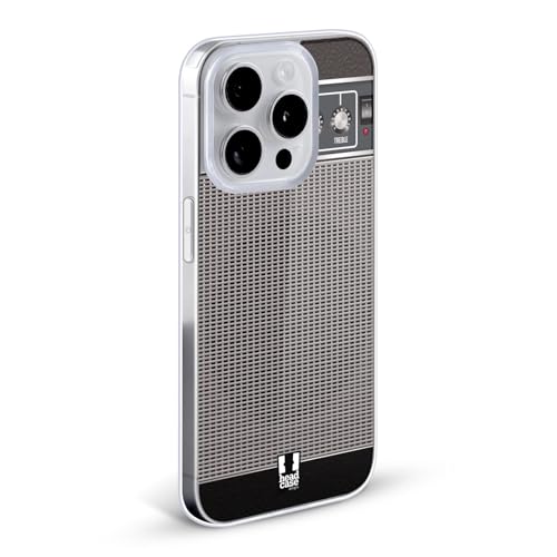 Head Case Designs Grey Distortion Guitar Amp Gel Case [Military Grade Protection] Compatible with Apple iPhone 11 and Compatible with MagSafe