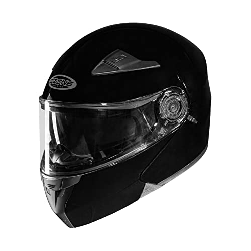 OZONE MOTO Wind Casco de Moto Modular Bien ventilado con Parasol homologación ECE Cover