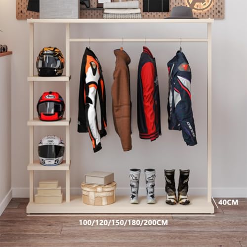 Support mural pour casque de moto haut de gamme pour veste et bottes