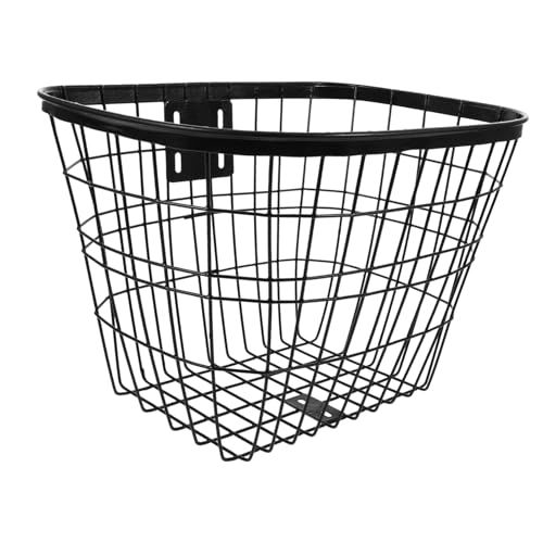 UKCOCO Cesta De Bicicleta Accesorios para Patinetes Electricos Scooter Frente De La Cesta Luz De Bicicleta Auto Cesta Portabicicletas Trasera Asiento Cestas Cesta Delantera Planchar Black