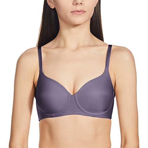 Image of Triumph T-Shirt Bra for Women Invisible Padded Wireless Lingerie Body Make-Up Series Seamless Everyday Bra Lycra Xtra Fine Breathable Support Invisible Second-Skin Full Coverage Pack of 1