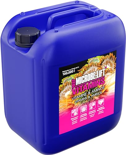 ARKA Vitamins - 5000 ml - Suplemento multivitamínico Incl. aminoácidos para Peces y corales, promueve la Salud y el Bienestar en el Acuario Marino.