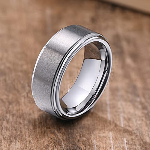 Religious Christian Bible Verse Philippians 4:13 Joshua 1:9 Jeremiah 29:11 Quote Rings Tungsten Carbide Step Edges Promise Engagement Rings Wedding Bands4